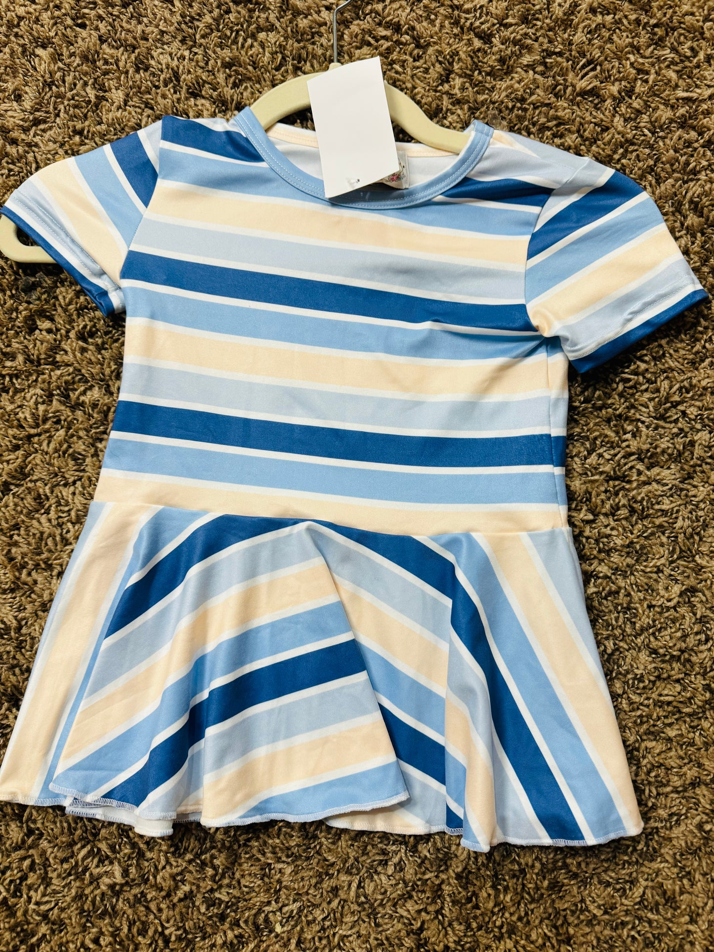 4T striped peplum