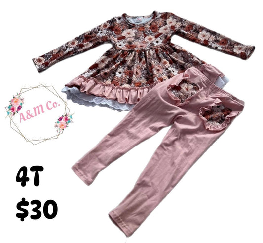 4T floral set